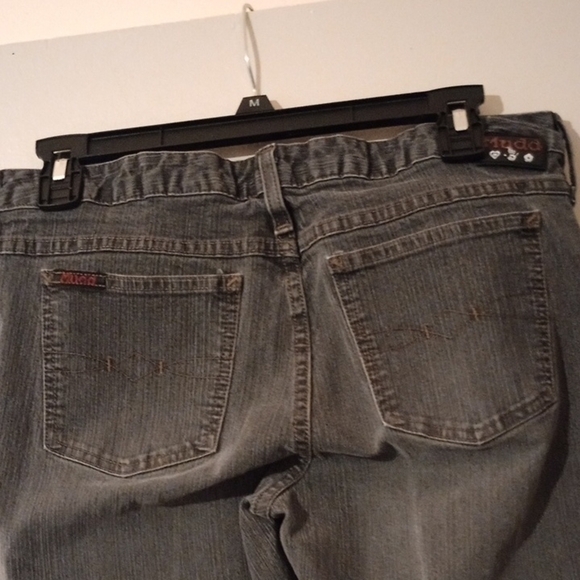 Gray Flared Jeans - Picture 3 of 6